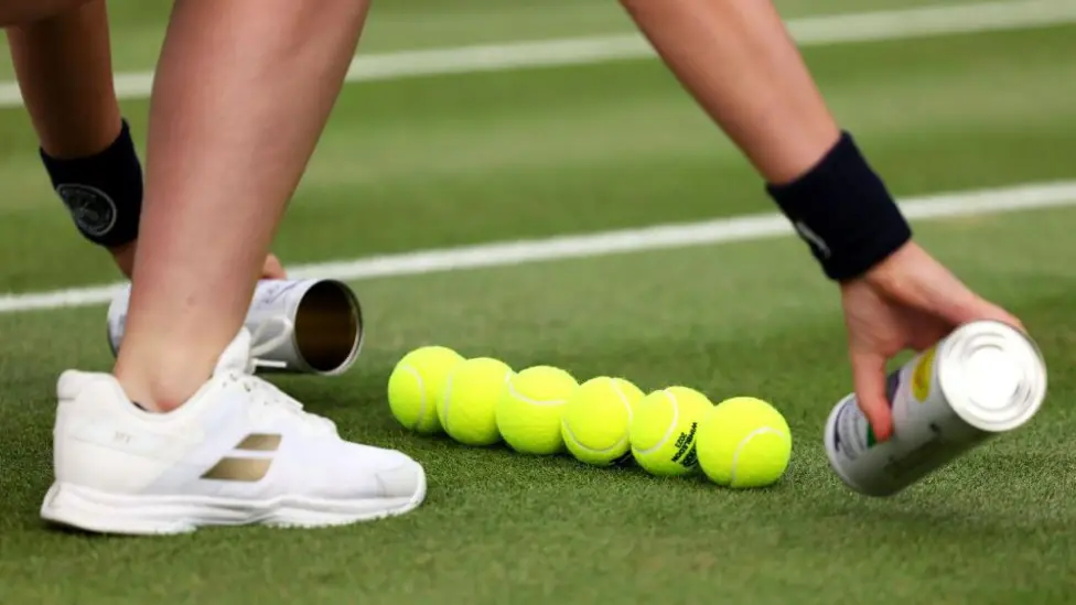 Sekitar 55.000 bola digunakan selama Wimbledon setiap tahunnya termasuk kualifikasi dan latihan